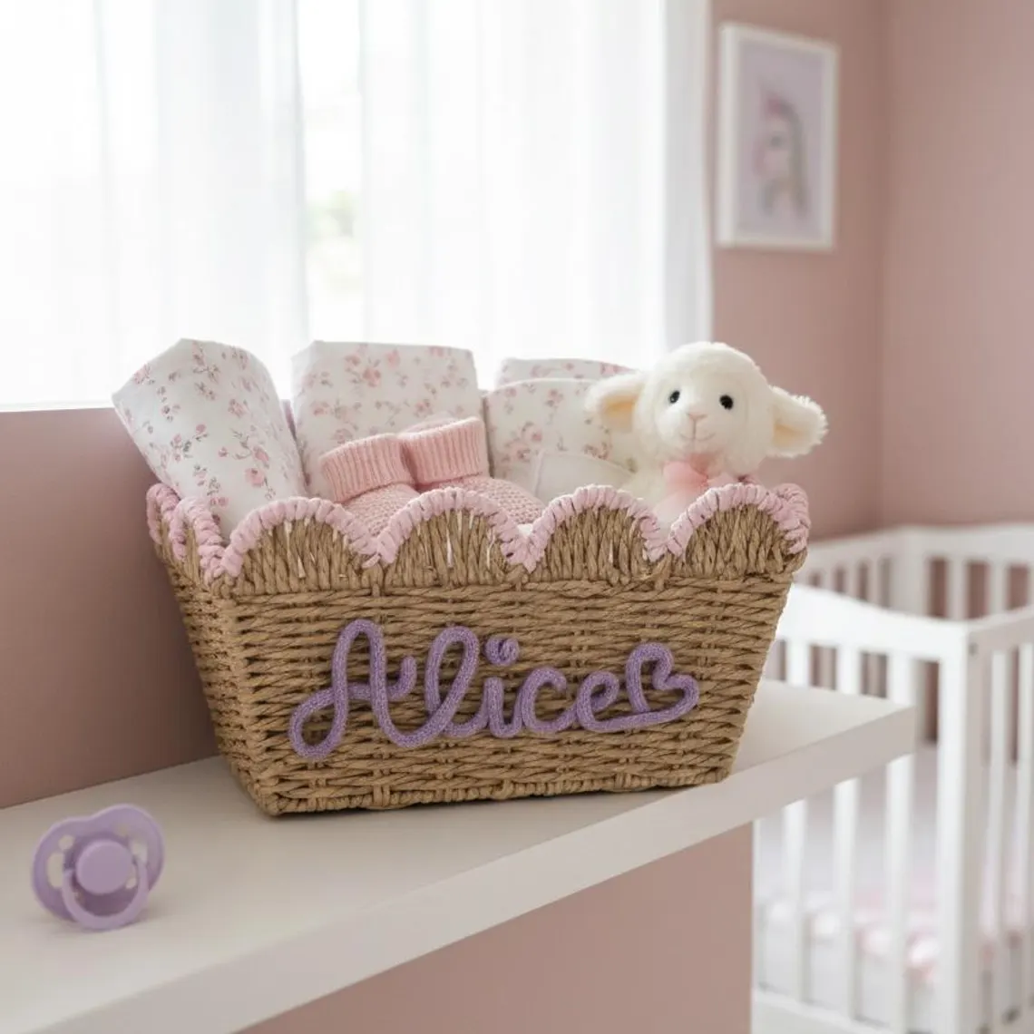 Panier de naissance artisanal